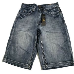 0128 Helix Denim Shorts